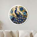 Regal Peacock Garden with white frame