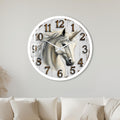 Rustic White Unicorn with white frame
