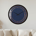 Navy Deco Geometry with black frame