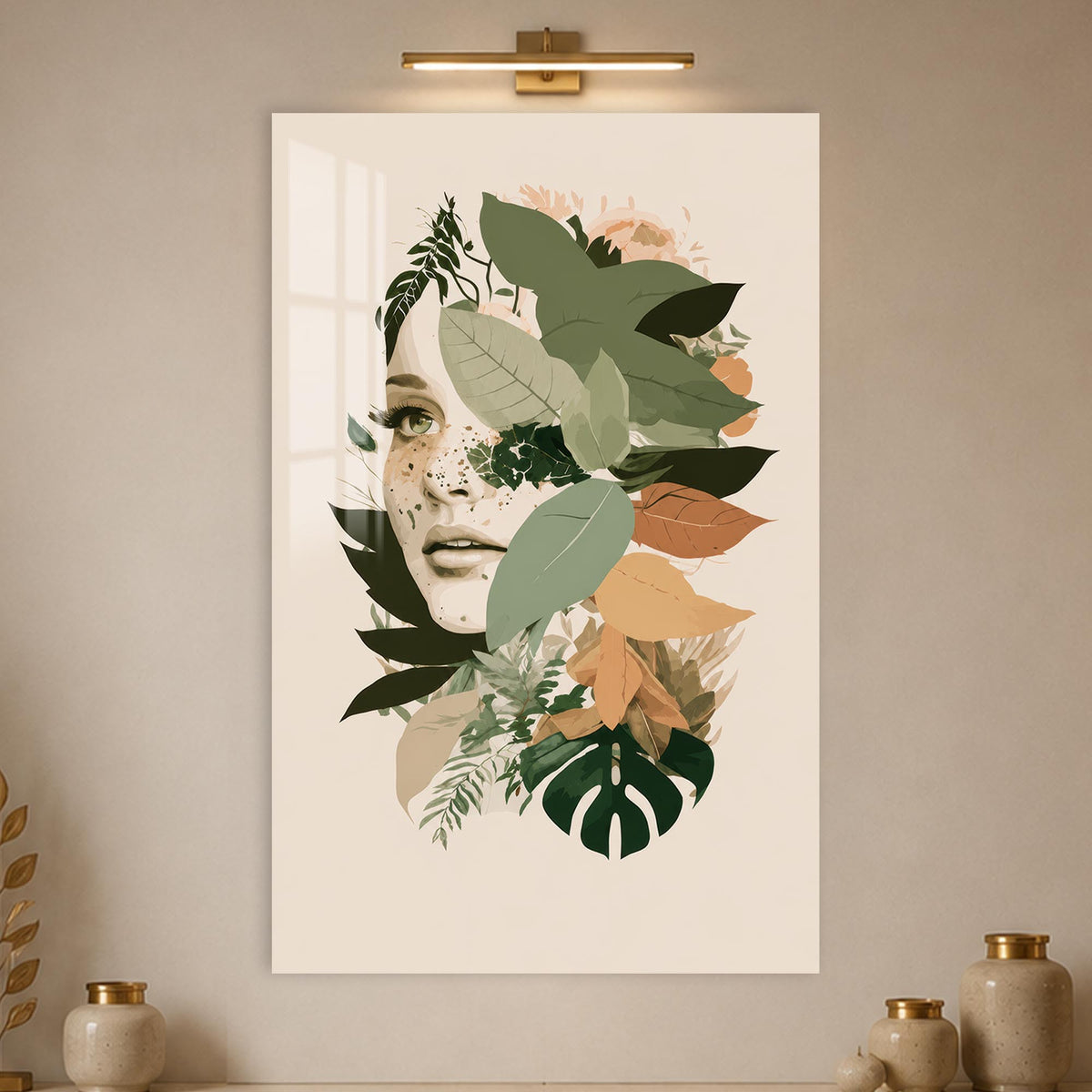 Wild Foliage Muse in a modern room