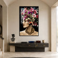 Butterfly Blossom Muse with black frame