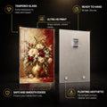 Swan And Blossom — tempered glass, ultra HD print, ready to hang