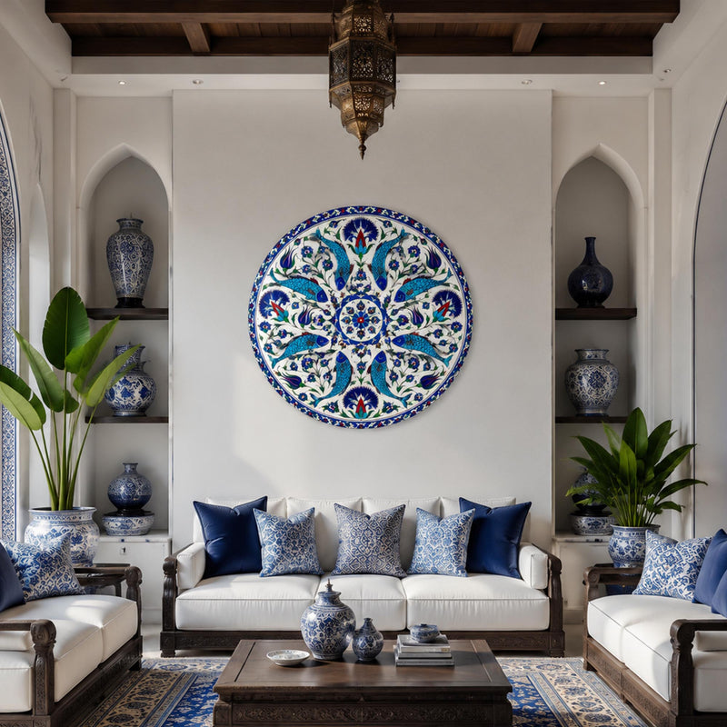 Ottoman Fish Garden lifestyle view