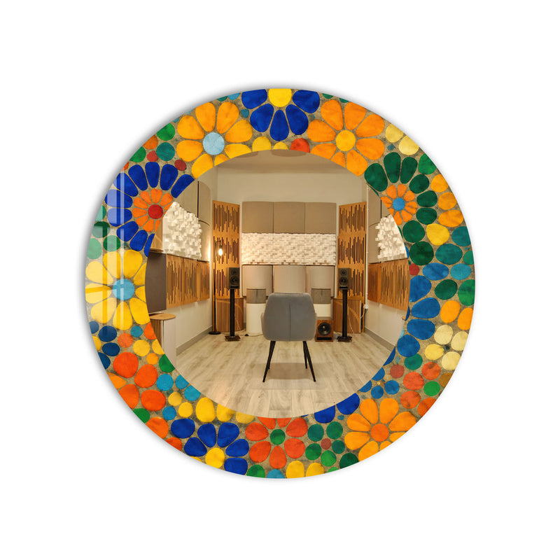 Vibrant Mosaic Blooms product shot on white background