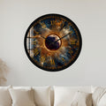 Celestial Golden Eclipse with black frame