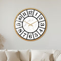 Classic Marble Timepiece with gold frame