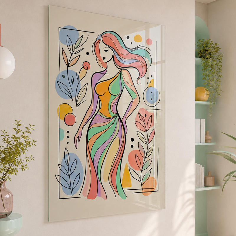 Colorful Feminine Grace lifestyle view