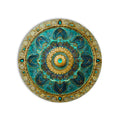 Turquoise Gilded Mandala product shot on white background