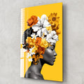 Artronauts Glass Print Floral Lady II