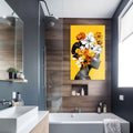 Artronauts Glass Print Floral Lady II