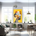 Artronauts Glass Print Floral Lady