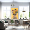 Artronauts Glass Print Floral Lady