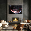 Artronauts Glass Print Glass of Wine