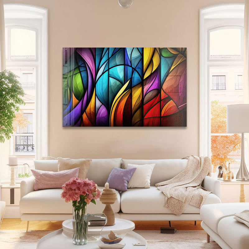 Artronauts Glass Print Harmony Abstract