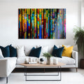 Artronauts Glass Print Colourful Stripes