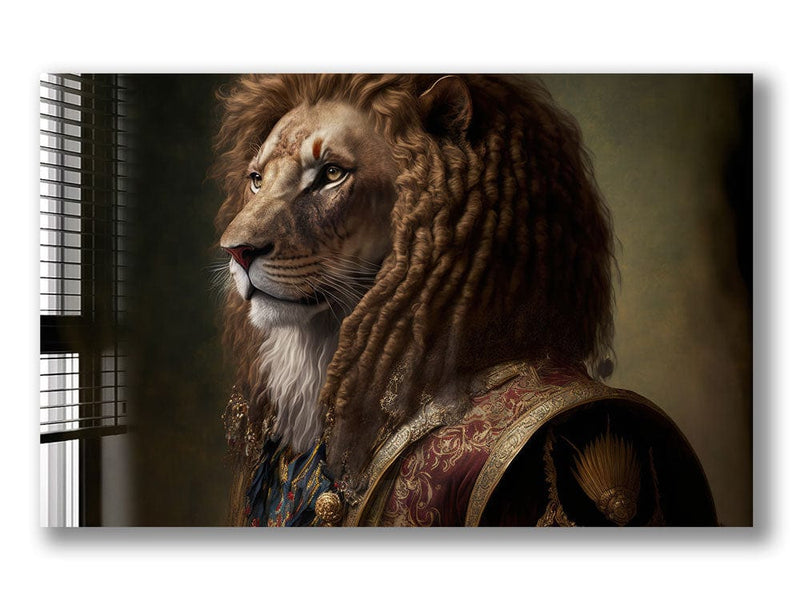 Artronauts Glass Print The King