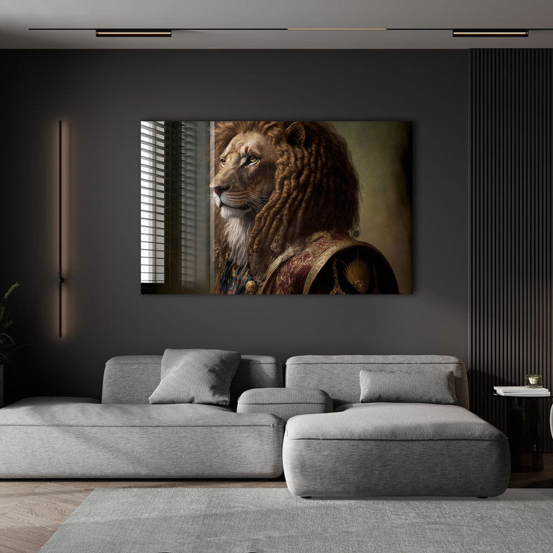 Artronauts Glass Print The King