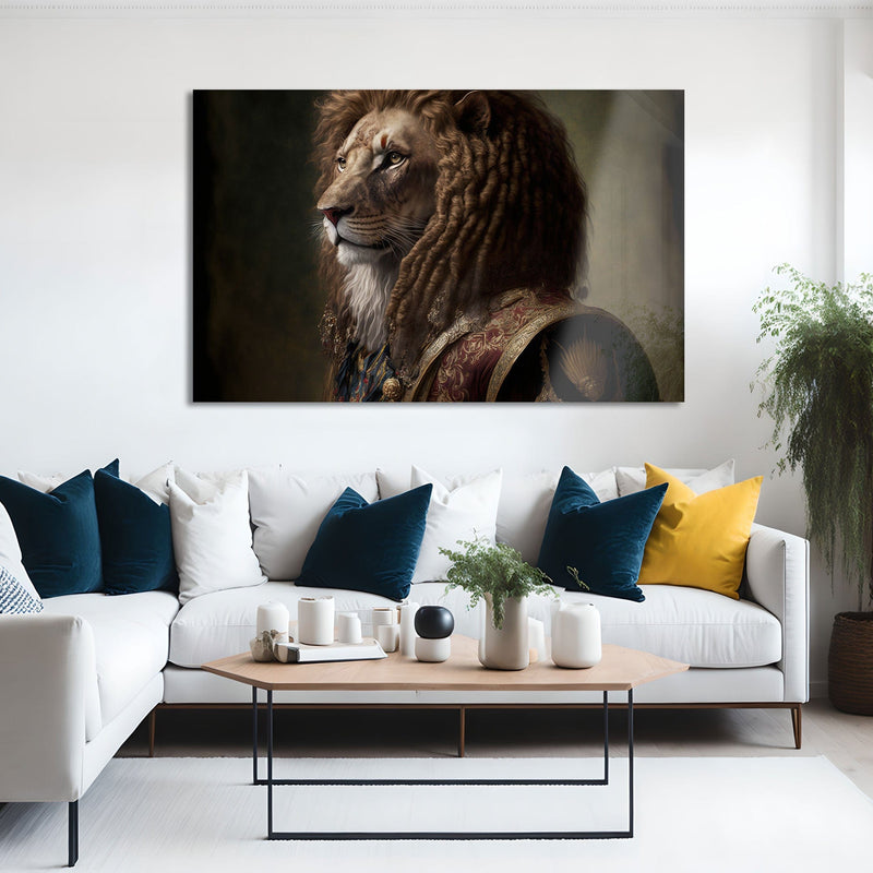 Artronauts Glass Print The King