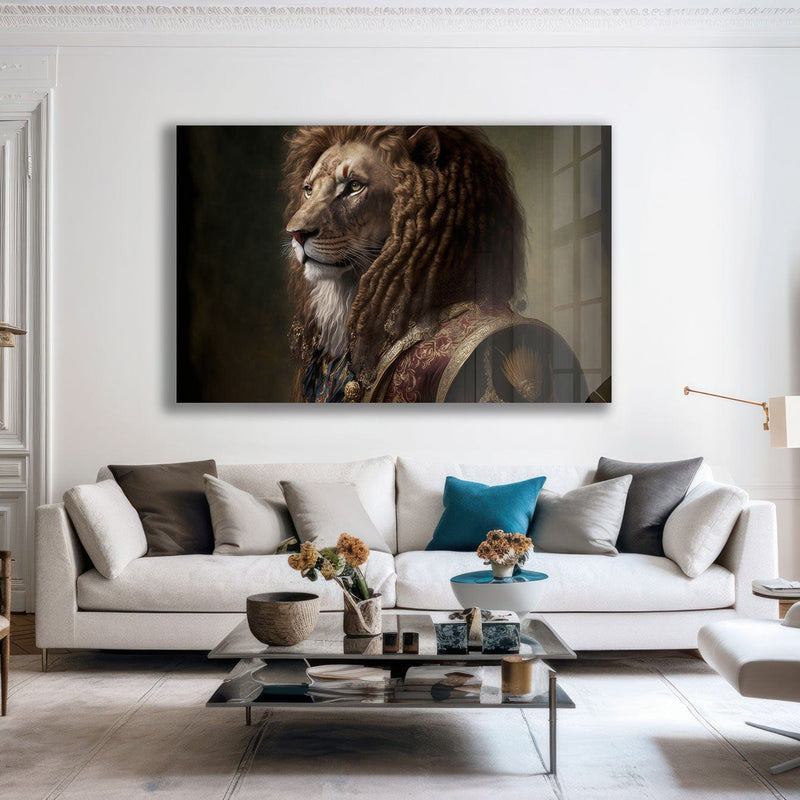 Artronauts Glass Print The King