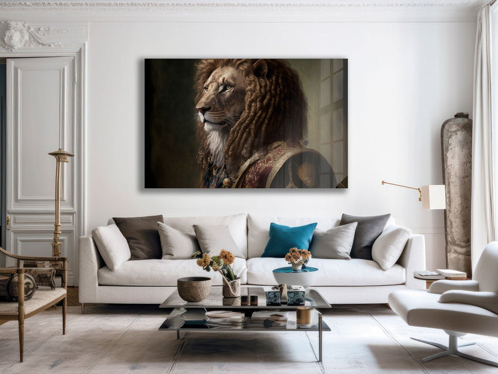 Artronauts Glass Print The King