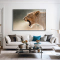 Artronauts Glass Print Lioness - Glass Wall Art