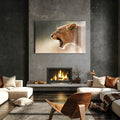 Artronauts Glass Print Lioness - Glass Wall Art