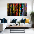 Artronauts Glass Print Multi-Coloured Stripes