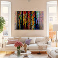 Artronauts Glass Print Multi-Coloured Stripes