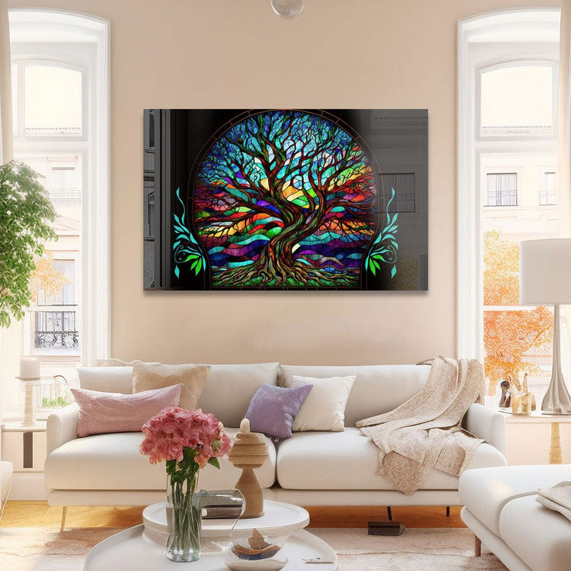 Artronauts Glass Print Magical Tree