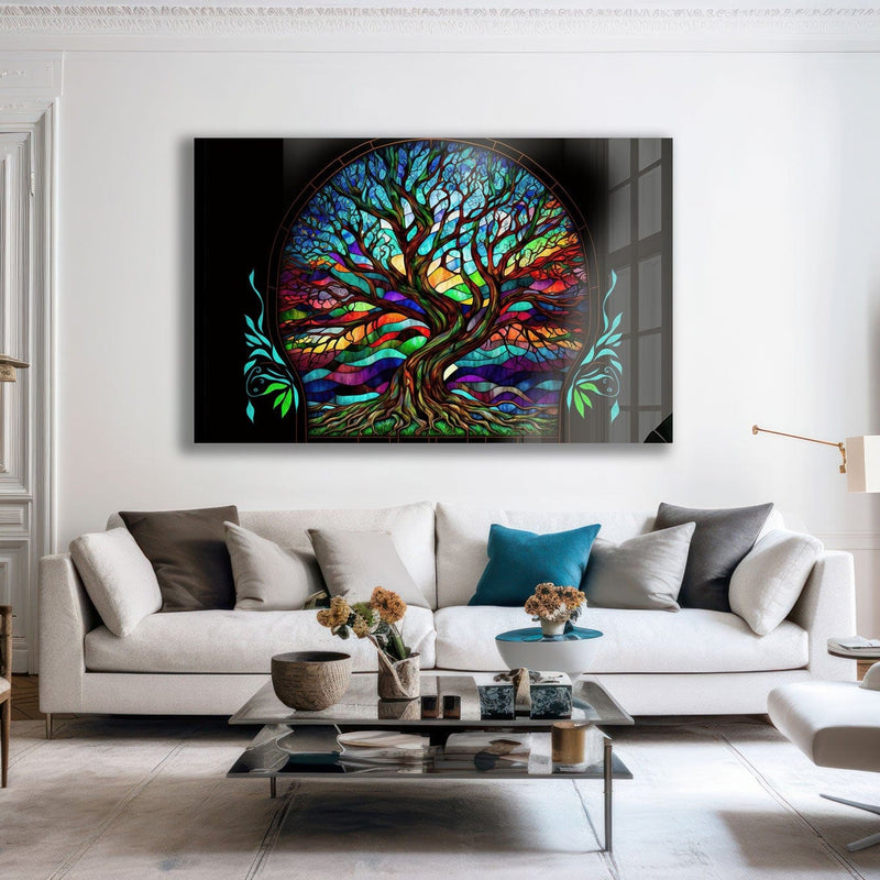 Artronauts Glass Print Magical Tree