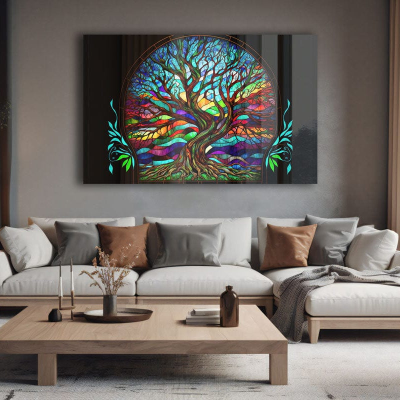 Artronauts Glass Print Magical Tree