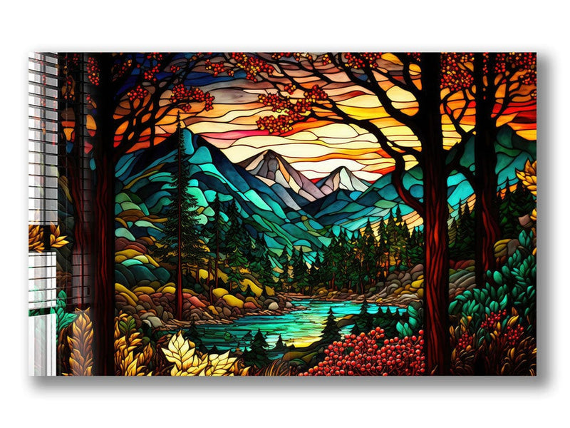 Artronauts Glass Print The Nature - Glass Wall Art