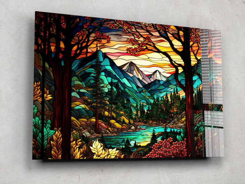 Artronauts Glass Print The Nature - Glass Wall Art
