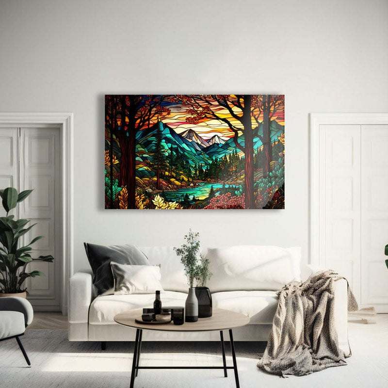 Artronauts Glass Print The Nature - Glass Wall Art