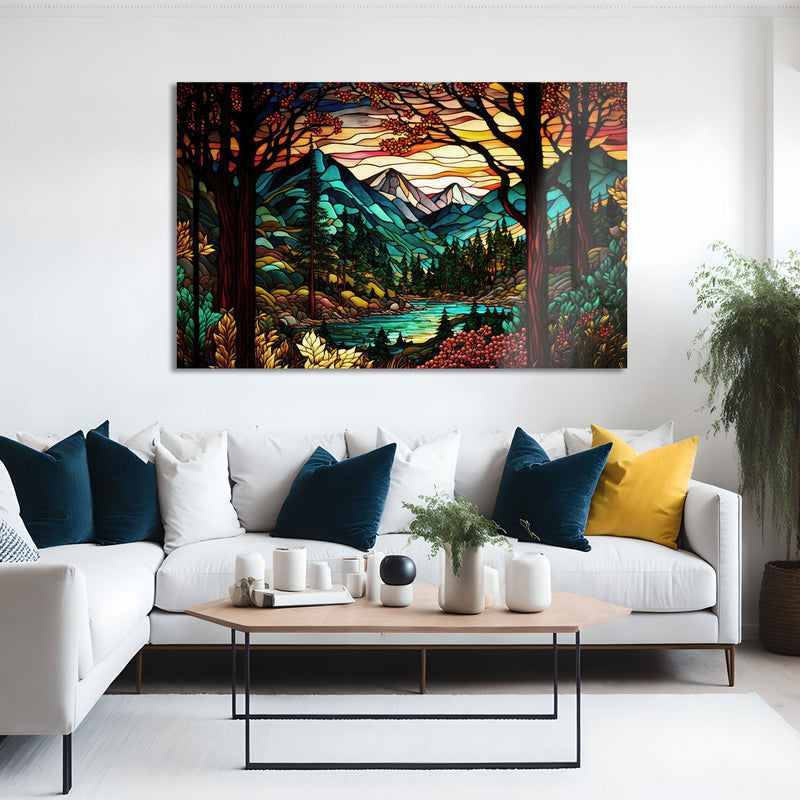 Artronauts Glass Print The Nature - Glass Wall Art