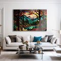 Artronauts Glass Print The Nature - Glass Wall Art