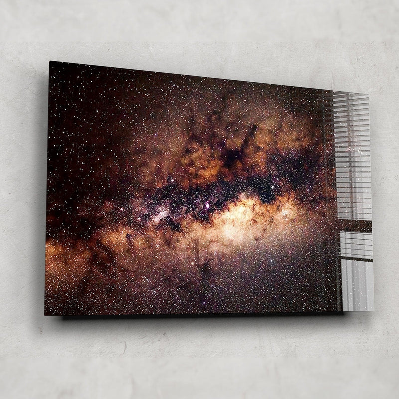 Artronauts Glass Print The Milky Way