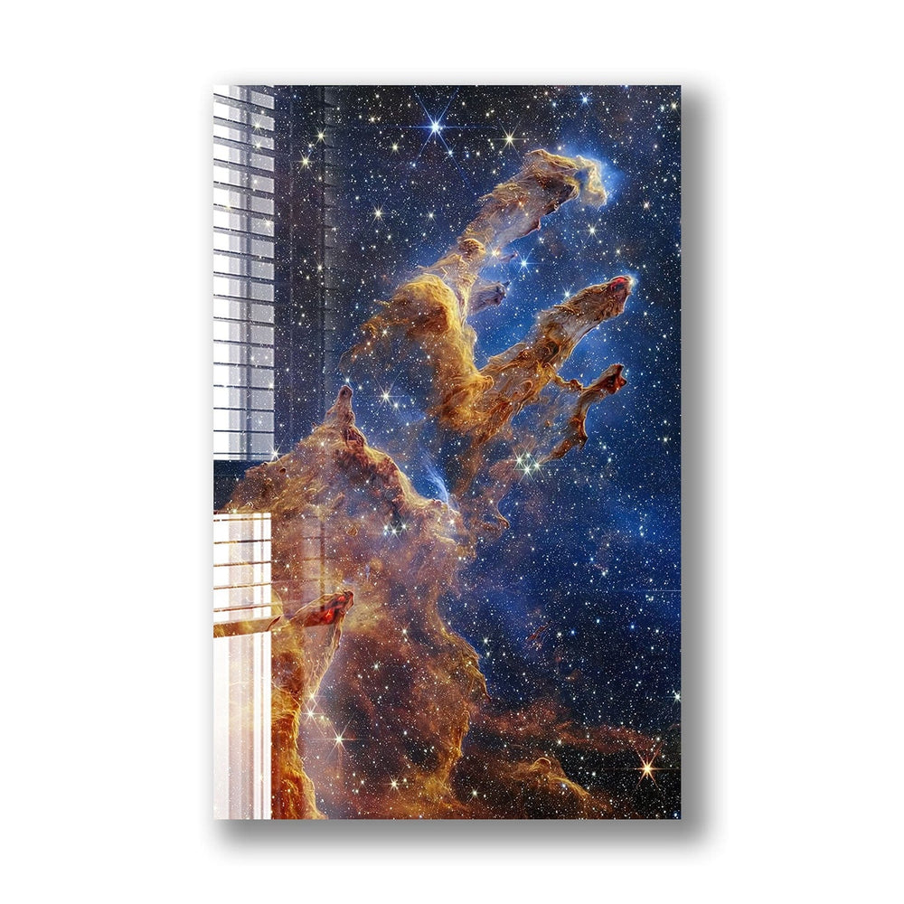 Artronauts Glass Print Pillars of Creation