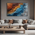 Artronauts Glass Print Colourful Wave Abstract