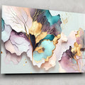 Artronauts Glass Print Pink Leaves Abstract