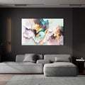 Artronauts Glass Print Pink Leaves Abstract