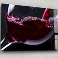 Artronauts Glass Print Red Wine