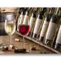 Artronauts Glass Print Red & White Wine Glasses