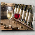 Artronauts Glass Print Red & White Wine Glasses