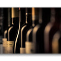 Artronauts Glass Print Red Wine Bottles