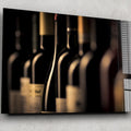 Artronauts Glass Print Red Wine Bottles