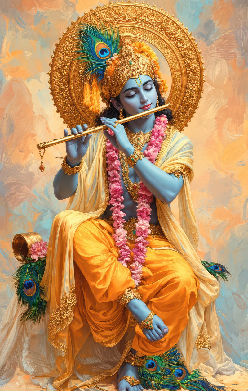 Eternal Tandava- Hinduism Tempered Glass Wall Art