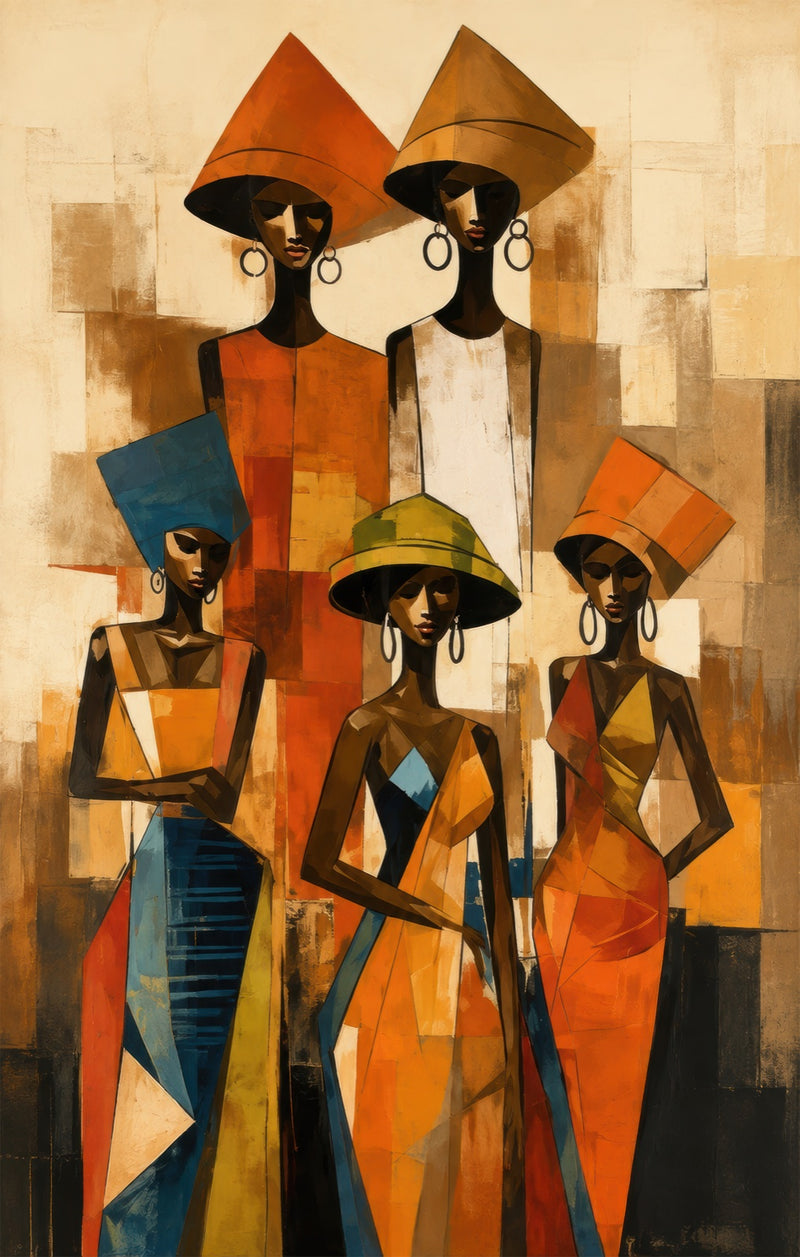 Sisters of the Sun Glass Wall Art