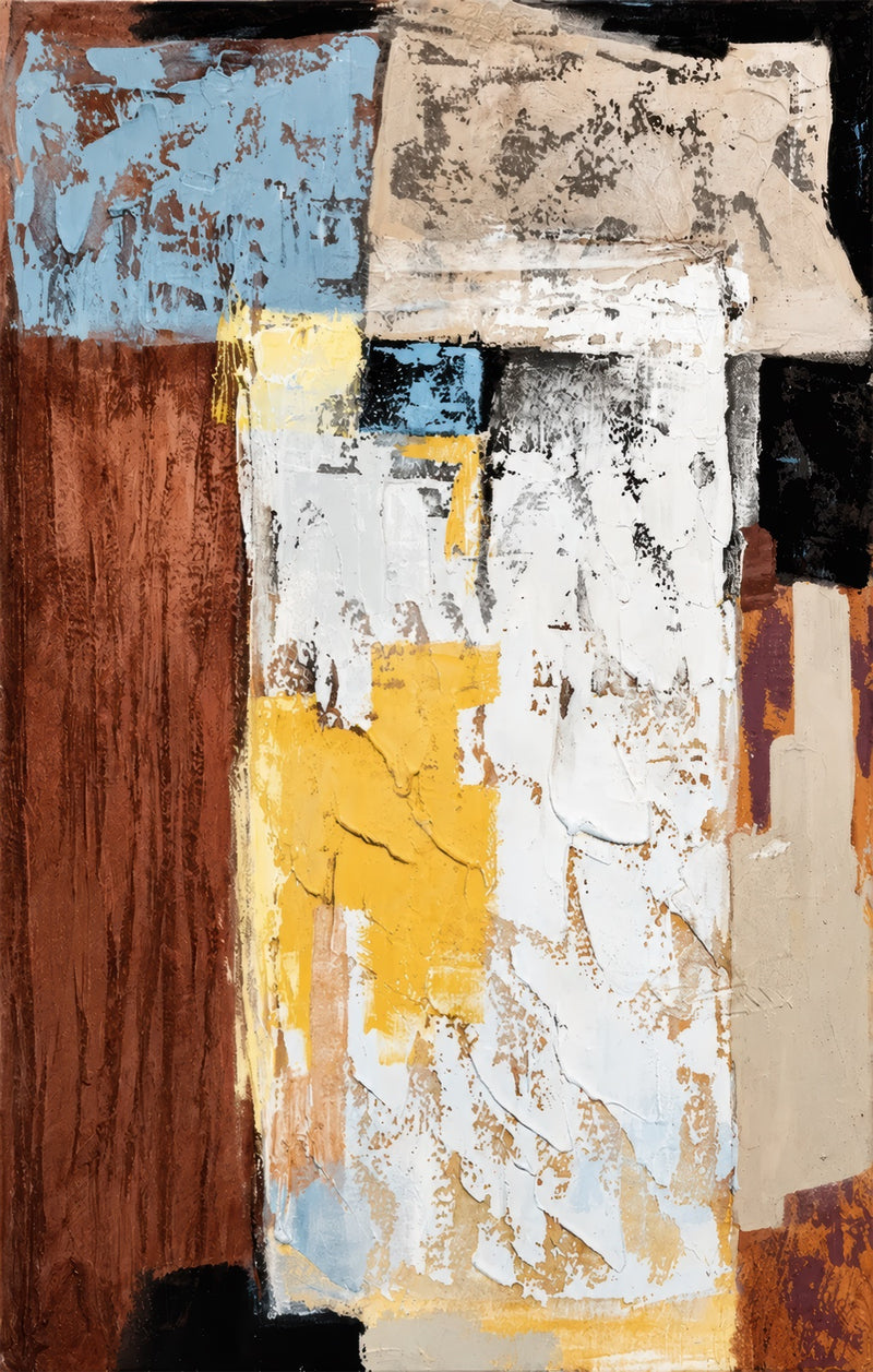 Urban Fragments Glass Wall Art