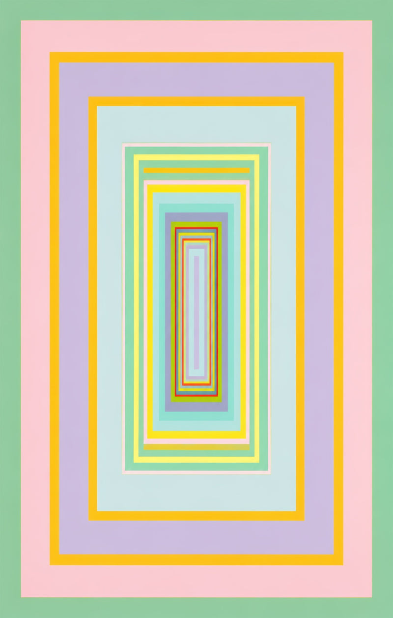 Pastel Portal Glass Wall Art